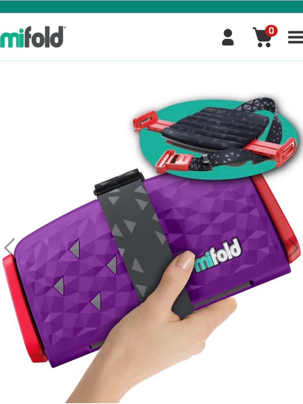 Mifold Grab&Go Travel Booster Seat